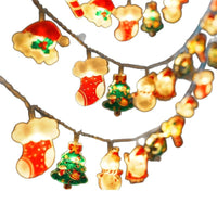 HKM-956435 Christmas Mixed LED Light Chain for Holiday Decoration - Various Lengths and Power Options