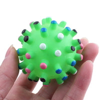 HKM-956435 Pet Sounding Vinyl Thorn Ball Bite Resistant Toy