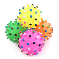 HKM-956435 Pet Sounding Vinyl Thorn Ball Bite Resistant Toy
