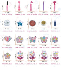 HKM-956627 Children's Mini Makeup Set - Princess Makeup Table Accessories for Ages 5-15 Years - Plastic, Flashing Colors