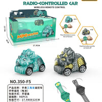 HKM-956819 Alloy Off-Road Remote Control Watch Car - Electric Mini Vehicle for Kids, USB Rechargeable, Indoor/Outdoor Use