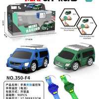 HKM-956819 Alloy Off-Road Remote Control Watch Car - Electric Mini Vehicle for Kids, USB Rechargeable, Indoor/Outdoor Use