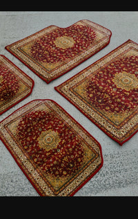 HKM-956883 Bohemian Retro Ethnic Style Stain-Resistant and Wear-Resistant Car Foot Mat - Multiple Colors Available