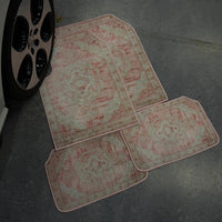 HKM-956883 Bohemian Retro Ethnic Style Stain-Resistant and Wear-Resistant Car Foot Mat - Multiple Colors Available