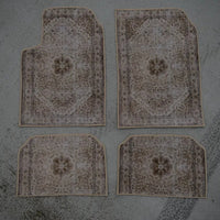 HKM-956883 Bohemian Retro Ethnic Style Stain-Resistant and Wear-Resistant Car Foot Mat - Multiple Colors Available
