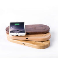 HKM-956883 Wooden Wireless Charger - 10W Bamboo, Beech & Walnut Options