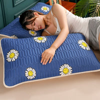 HKM-956947 Waterproof Latex Pillow Protectors Pair Pack - Quilted Polyester with Vibrant Patterns
