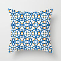 HKM-957203 Modern Geometric Peach Skin Square Pillowcase Cushion Cover - 45x45cm