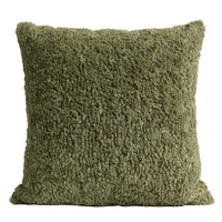 HKM-957267 Geometric Pattern Green Three-Dimensional Pleated Square Pillow Cover for Living Room