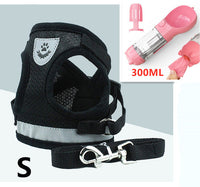 HKM-957331 Breathable Mesh Pet Leash with Reflective Belt for Small and Medium Dogs