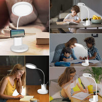 HKM-957331 Rechargeable Plug-in Bedside Lamp with Three Light Modes and USB Charging Cable - 55cm Tall