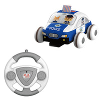 HKM-957395 Plush Animal Remote Control Car Toy with Music for Kids, Washable Soft Sponge Design