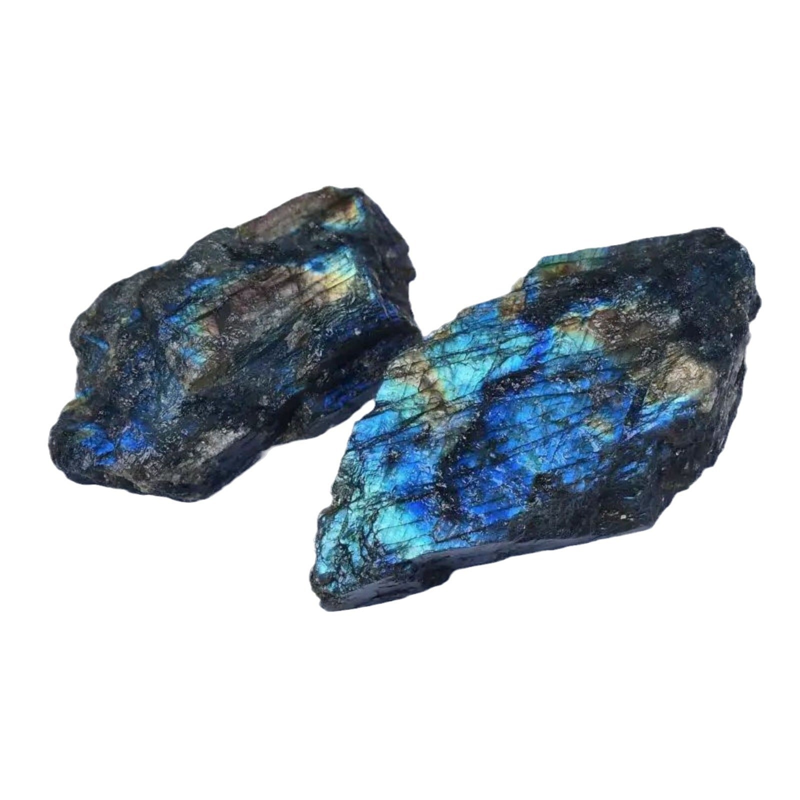 HKM-957651 Labradorite Polished Slate Ornaments for Modern Decor – Various Sizes Available