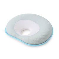 HKM-957651 Round Memory Foam Pillow with Pure Cotton Cover for All Seasons - Blue and Light Blue Options