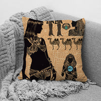 HKM-957779 African Ethnic Style Character Print Cushion Pillow for Office and Home 45x45cm