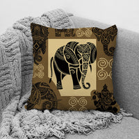 HKM-957779 African Ethnic Style Character Print Cushion Pillow for Office and Home 45x45cm