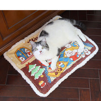 HKM-957779 Cozy Cat Deep Sleep Nest for Autumn and Winter, Soft Cloth Pet Kennel 60x80cm, 51x46x16cm Sizes