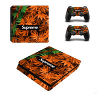 HKM-957843 PVC Protection Film for PS4 Slim Console - Bubble-Free, Breathable Design, Residue-Free Adhesive