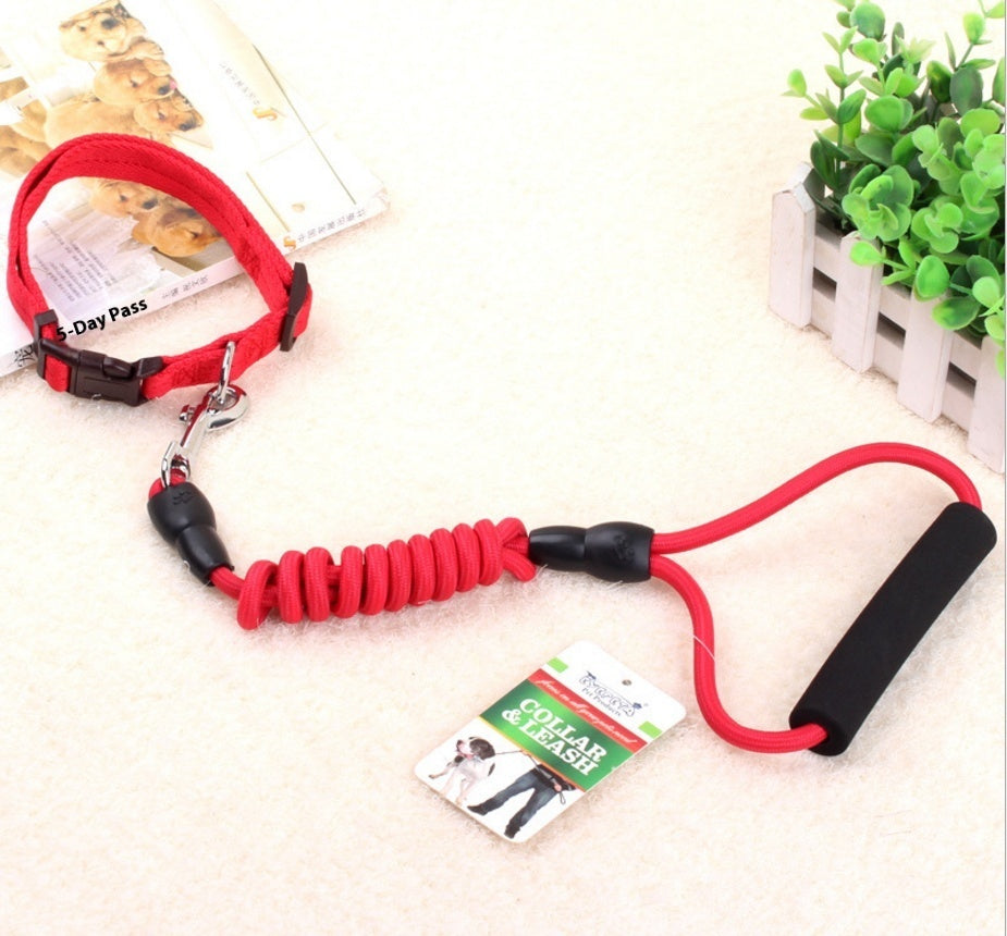 HKM-957971 Pet Harness and Rope Set with Collar and Chest Chain Options, Multi-Color Choices Available