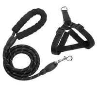 HKM-957971 Reflective EVA Pet Dog Leash and Collar Set - Fashionable and Simple Design in Multiple Colors