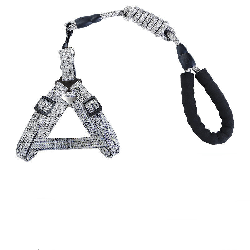 HKM-957971 Reflective EVA Pet Dog Leash and Collar Set - Fashionable and Simple Design in Multiple Colors