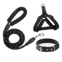 HKM-957971 Reflective EVA Pet Dog Leash and Collar Set - Fashionable and Simple Design in Multiple Colors