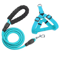 HKM-957971 Reflective EVA Pet Dog Leash and Collar Set - Fashionable and Simple Design in Multiple Colors