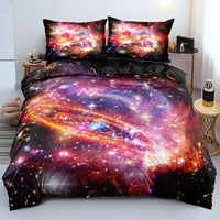 HKM-957971 Starry Sky Down Quilt Cover Set - Modern Three-Piece Bedding in Multiple Sizes