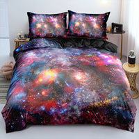 HKM-957971 Starry Sky Down Quilt Cover Set - Modern Three-Piece Bedding in Multiple Sizes