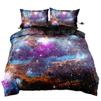 HKM-957971 Starry Sky Down Quilt Cover Set - Modern Three-Piece Bedding in Multiple Sizes