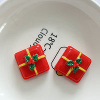 HKM-958099 DIY Christmas Ornament Accessories Set – Snowman, Elk, Santa & Holiday-themed Hairpins