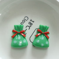 HKM-958099 DIY Christmas Ornament Accessories Set – Snowman, Elk, Santa & Holiday-themed Hairpins