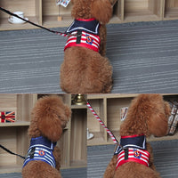 HKM-958163 Pet VIP Comfortable Chest Strap Set for Small Pets - Blue & Red, Various Sizes Available