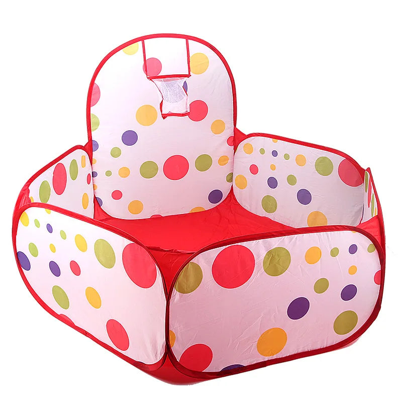 HKM-958227 Safety Play Tent for Children - Indoor/Outdoor Kids Playpen with Ocean Ball Pool - 150cm, Age 2-4