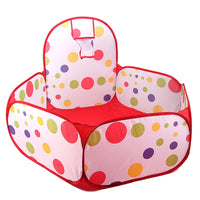 HKM-958227 Safety Play Tent for Children - Indoor/Outdoor Kids Playpen with Ocean Ball Pool - 150cm, Age 2-4