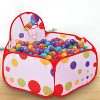 HKM-958227 Safety Play Tent for Children - Indoor/Outdoor Kids Playpen with Ocean Ball Pool - 150cm, Age 2-4