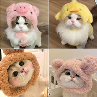 HKM-958291 Fashionable Knitted Pet Hats for All Seasons – Variety of Cute Animal Designs