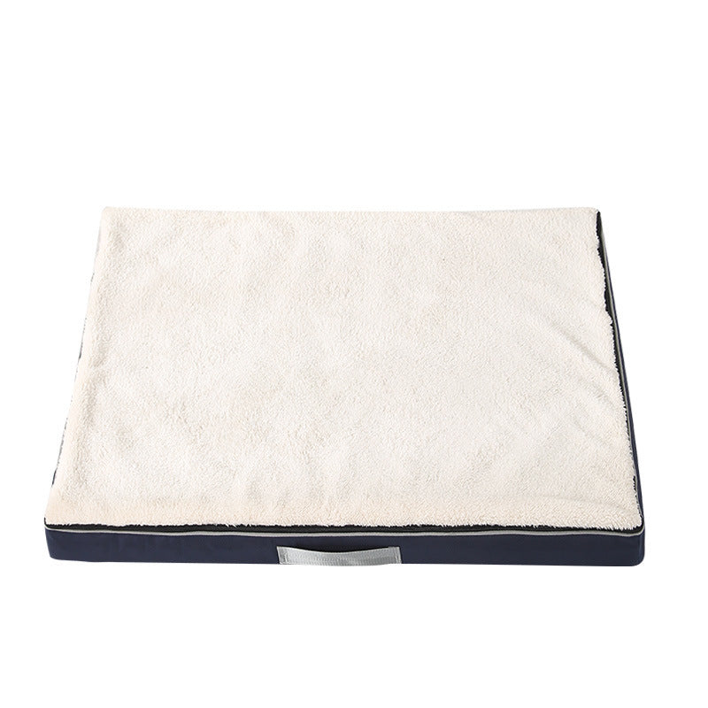 HKM-958675 Big Pet Bed, Plush Memory Foam Dog Bed For Large Dog Removable Washable Dog Mattress Pet Mat, Nonslip Egg Kennel Pad Cat Sofa
