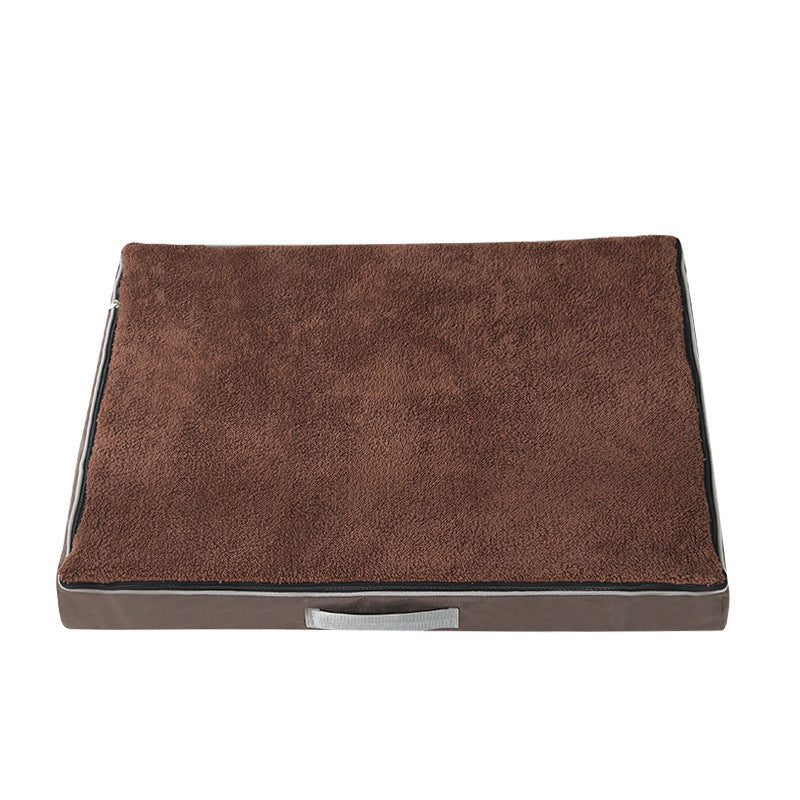 HKM-958675 Big Pet Bed, Plush Memory Foam Dog Bed For Large Dog Removable Washable Dog Mattress Pet Mat, Nonslip Egg Kennel Pad Cat Sofa