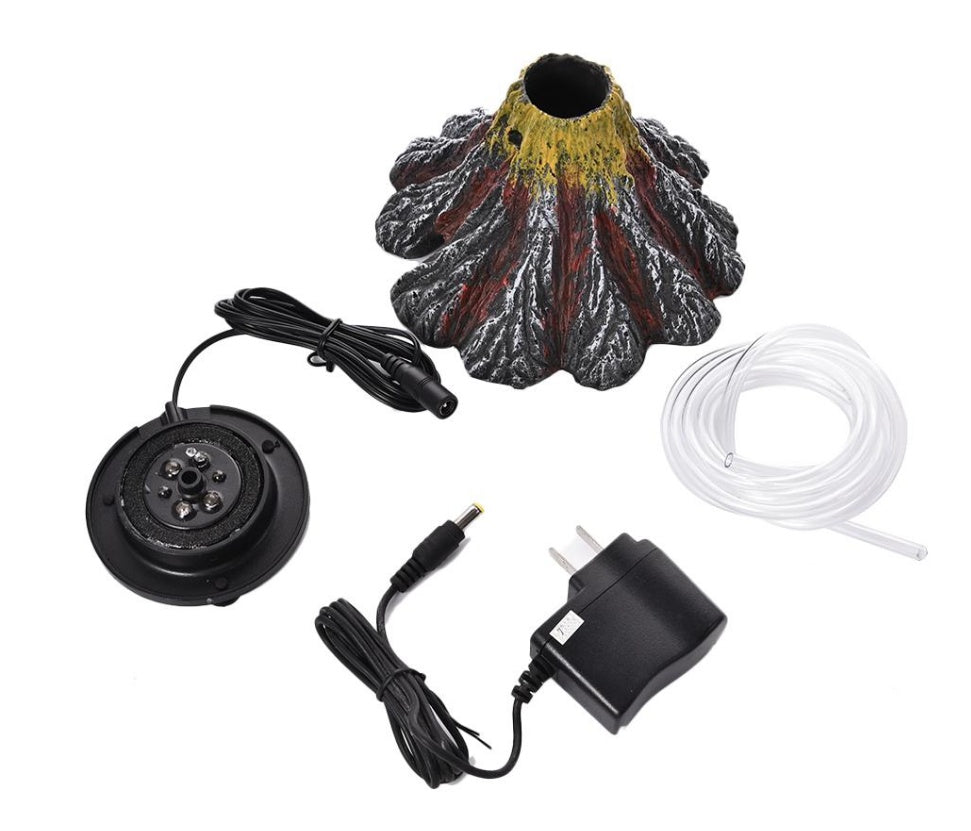 HKM-958803 Volcanic Landscape Aquarium Ornament for Creative Fish Tank Decor