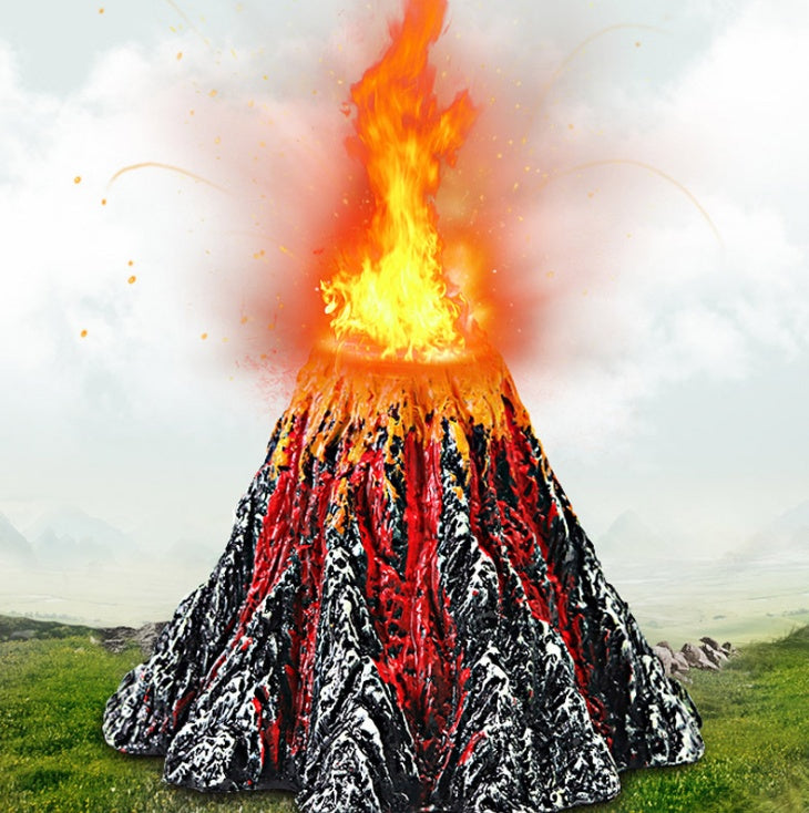 HKM-958803 Volcanic Landscape Aquarium Ornament for Creative Fish Tank Decor