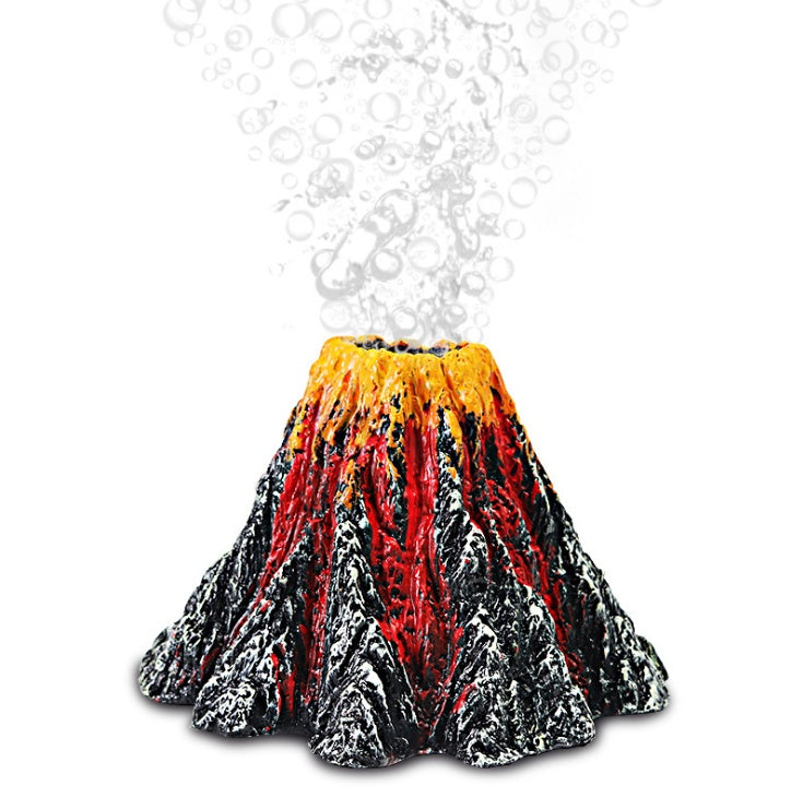HKM-958803 Volcanic Landscape Aquarium Ornament for Creative Fish Tank Decor