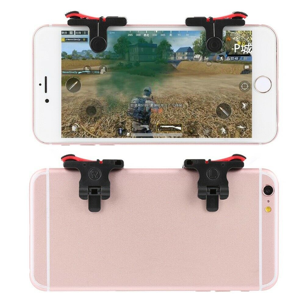 HKM-958995 Auxiliary Game Controller Buttons for Smartphones and Tablets - Durable ABS and Metal Design