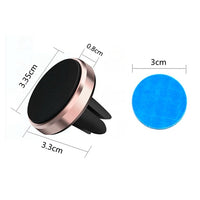 HKM-959187 Universal Magnetic Car Air Conditioning Vent Mount for Mobile Phones and GPS Devices
