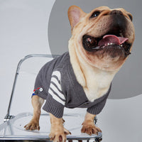 HKM-959379 Cozy Cotton Knit Dog Sweater for Small and Medium-sized Dogs