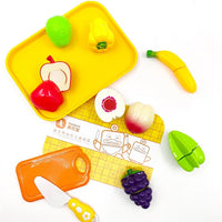 HKM-959379 Fruit and Vegetable Cutting Play Set for Kids - Educational Kitchen Toy for Ages 3 and Up