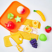 HKM-959379 Fruit and Vegetable Cutting Play Set for Kids - Educational Kitchen Toy for Ages 3 and Up