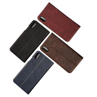 HKM-959379 Real Leather Flip Case Cover for Business Use - Slim and Stylish Design