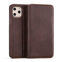 HKM-959379 Real Leather Flip Case Cover for Business Use - Slim and Stylish Design