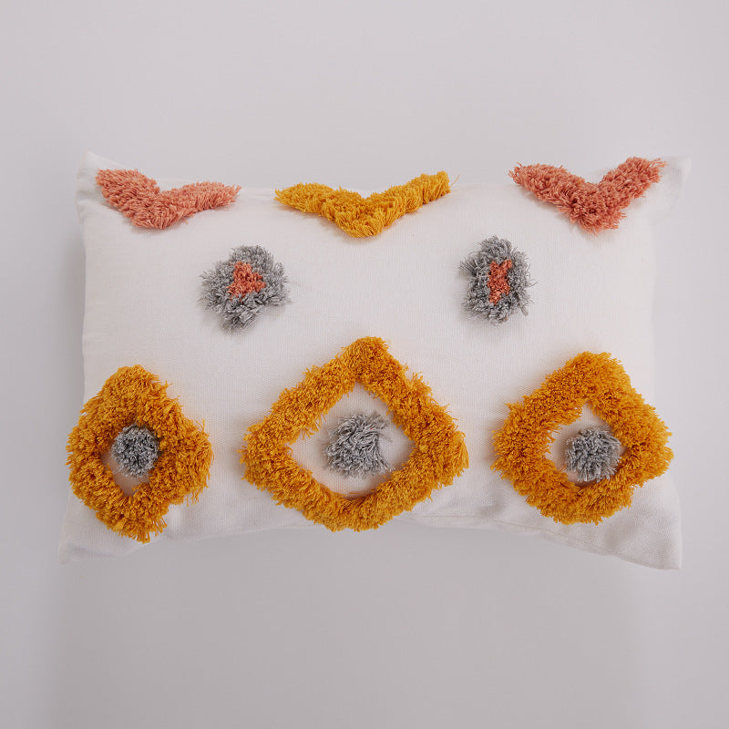 HKM-959443 Moroccan-Style Sofa Pillowcase in Southeast Asia Blend Material